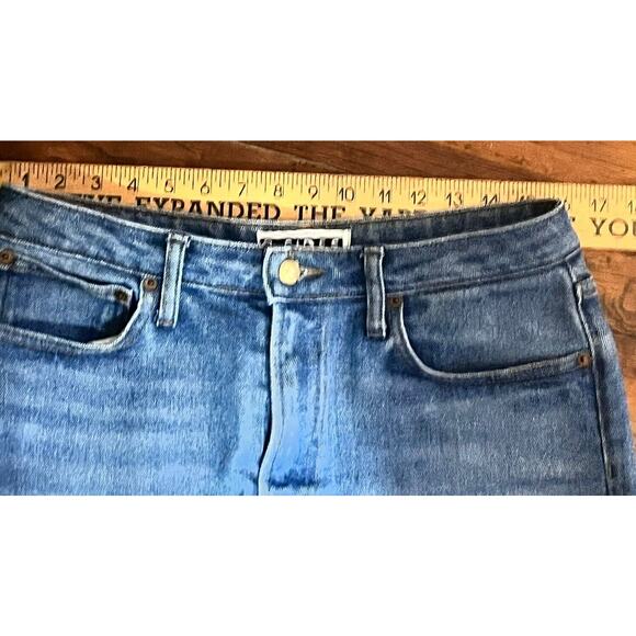 B Sides Jeans Ankle Straight Fit •Women 30• High Rise Cropped Denim Made In USA - Picture 7 of 12